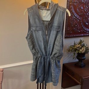 Blue Jean zip up jacket